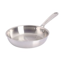 Babish 8 Inch Stainless Steel Tri-Ply Double Riveted Fry Pan in Silver - $84.49