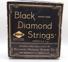 Vtg Black Diamond Strings National Music Co N931 Electric Guitar B-2nd .016 - £14.91 GBP