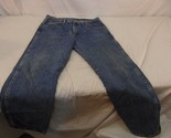 WRANGLER REGULAR FIT MENS BLUE WASH JEANS WORK WESTERN DENIM PANTS 34X30 - $21.92