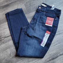 NEW Signature Levi Strauss Modern Mid Rise Skinny Jeans Size 14M Blue St... - $29.76 CAD