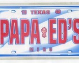 Papa Ed&#39;s Menu Texas 2000 Hyatt Resort San Antonio  - $21.78