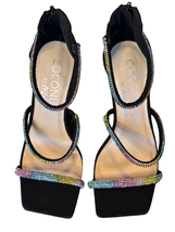 Coconuts by Matisse multicolor strap zip up high heels (5.5) - £30.38 GBP