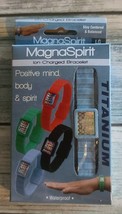 MagnaSpirit ~ Ion Charged Bracelet ~ Blue ~ Medium ~ Mind ~ Body &amp; Spirit - £11.72 GBP