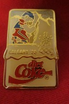 Diet Coke Calgary Biathlon  88 Winter Olympic  Lapel Pin - $3.47