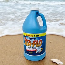 Purex Sta-Flo Liquid Starch Concentrated 64 Oz Great For Crafts &amp; Laundry - $37.04