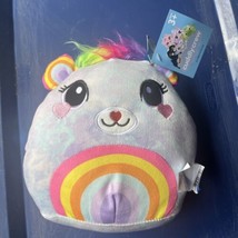 Idea Nova Cuddly Crew Soft Squishy 9" Plush Rainbow Bear NEW - $10.77