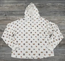 DISNEY Lion King Hoodie Shirt, Top Women&#39;s XL Allover Print Timone, Puma, Rafiki - £11.32 GBP