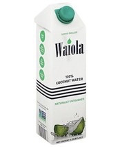 waiola coconut water 33.8 Ounce (Pack Of 4) - £77.76 GBP