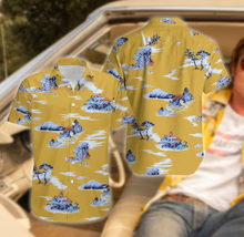 Brad Pitt Hawaii Shirt, Brad Pitt Once Upon A Time In Hollywood Tropical... - £8.20 GBP+