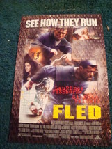 FLED - MOVIE POSTER WITH LAURENCE FISHBURNE AND STEPHEN BALDWIN - $27.38 CAD