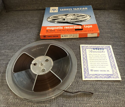 Sarkes Tarzian Professional Quality Magnetic Recording Tape Reel To Reel... - $7.49