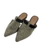 Caslon Jame Womens Shoes Mules Size 4M Leopard Print Fabric Slip On Taup... - £31.16 GBP