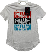 Dc Comics The Batman Juniors White Short Sleeve T- Shirt Sz M Nwt - £13.74 GBP