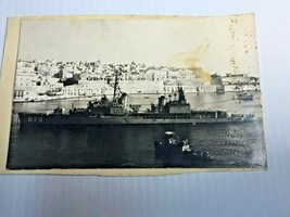 WWII Original ~ Destroyer  # 879 USS Leary . A Original Black &amp; White  P... - £13.23 GBP