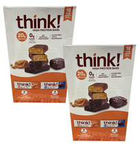 2 Packs Think Thin High Protein Bar Variety Pack 18 ct - $64.90