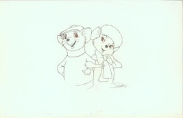 Jon Pinto Original Art SIGNED Walt Disney World Park The Rescuers Wrist ... - $98.99