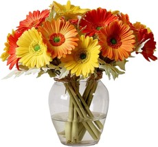 The Item &quot;7 Pcs. Real Touch Pu Artificial Barberton Daisy Gerbera Daisy Flowers - £31.93 GBP