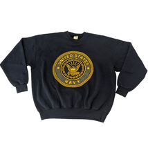Vintage Soffe US Navy Crew Neck Sweatshirt Size 2XL XXL Navy Blue Made I... - $24.75