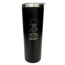 Baking Spirits Bright Minnie Cartoon Design Black 20oz Skinny Tumbler LA... - €17,36 EUR