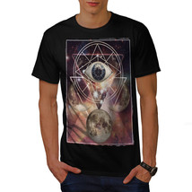 Wellcoda Moon Space Planet Mens T-shirt, Space Graphic Design Printed Tee - £14.55 GBP+