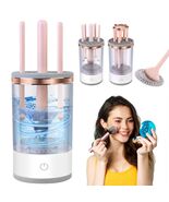 mosago 4 IN 1 Electric Makeup Brush Cleaner Machine Portable Clear - €9,00 EUR