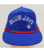 Vintage Toronto Blue Jays Wool Hat Red Rope Universal Industries MLB Str... - £63.87 GBP