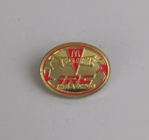 Primary image for Vintage McDonald's Team Extreme IRC Gold Tone McDonald's Employee Lapel Hat Pin