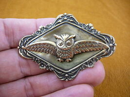 B-BIRD-403) Screech OWL flying wings night I love bird watching owls hoo... - $13.29