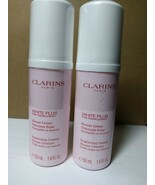 2-PACK Clarins White Plus Mousse Cleanser 1.6 fl oz / 50 ml, SEALED - $311.14 MXN