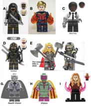 Avengers Infinity War Endgame dozens of characters minifigures building ... - $12.99