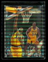 Vintage 1999 Topps Gold Label Holo Basketball Card GL2 Shaquille O&#39;neal Lakers - £7.81 GBP
