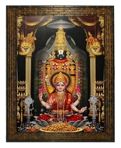 Home Decor Temple God Laxmi-Balaji Wood Photo Frame-27x30.5x1cm NEW - £14.92 GBP