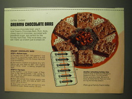 1972 Wrigley&#39;s Doublemint Gum Ad - Extra chewy dreamy chocolate bars - £14.73 GBP