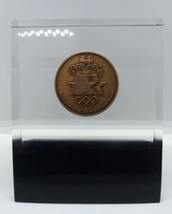 Rare Earthgrains 1984 USA Olympic Sponsor Bread Supplier Acrylic Medal Medallion - £116.80 GBP