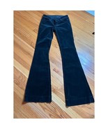 J Brand Love Story Velvet Flare Pants Retro Y2K Style Bell Bottoms size 4 - $38.11 CAD