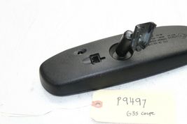 2003-2007 INFINITI G35 COUPE INTERIOR REAR VIEW MIRROR AUTO DIM HOMELINK P9497 image 11