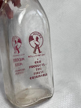 Vtg Moore Milk Harrisburg Pike Lancaster PA Clear Glass Milk Bottle 1 Pt... - $29.95