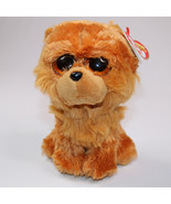 Ty Beanie Boos Barley The Chow Dog Brown Tags 6 Inch 2015 Tan Puppy Glit... - $9.70