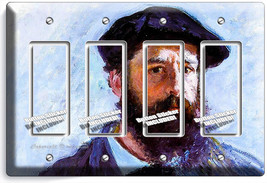 CLAUDE MONET SELF PORTRAIT PAINTING 4 GFI SWITCH OUTLET WALLPLATE ROOM A... - £16.30 GBP
