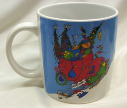 Dr. Seuss How The Grinch Stole Christmas 4&quot; Large Ceramic Mug New - £14.37 GBP
