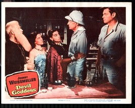 Devil Goddess 11&quot;x14&quot; Lobby Card Johnny Weissmuller Vera Francis - £37.41 GBP