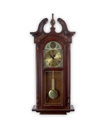 Bedford Clock Collection 38 Inch Chiming Pendulum Wall Clock in Cherry O... - £121.09 GBP