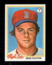 1978 Topps #216 Mike Paxton Nm (Rc) Red Sox *X101133 - £1.91 GBP