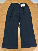 Steve Fabrikant Pants Women’s 2X Navy Wool Blend NOS Vintage $525 MSRP Saks 5th - £58.41 GBP