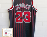 Michael Jordan Hand Signed Autographed #23 Chicago Bulls NBA Black Jerse... - $780.00