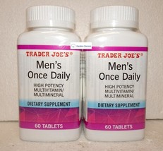 Trader Joe&#39;s2 Trader Joes Mens Once Daily High Potency Multivitamin/Multiminer - £41.55 GBP