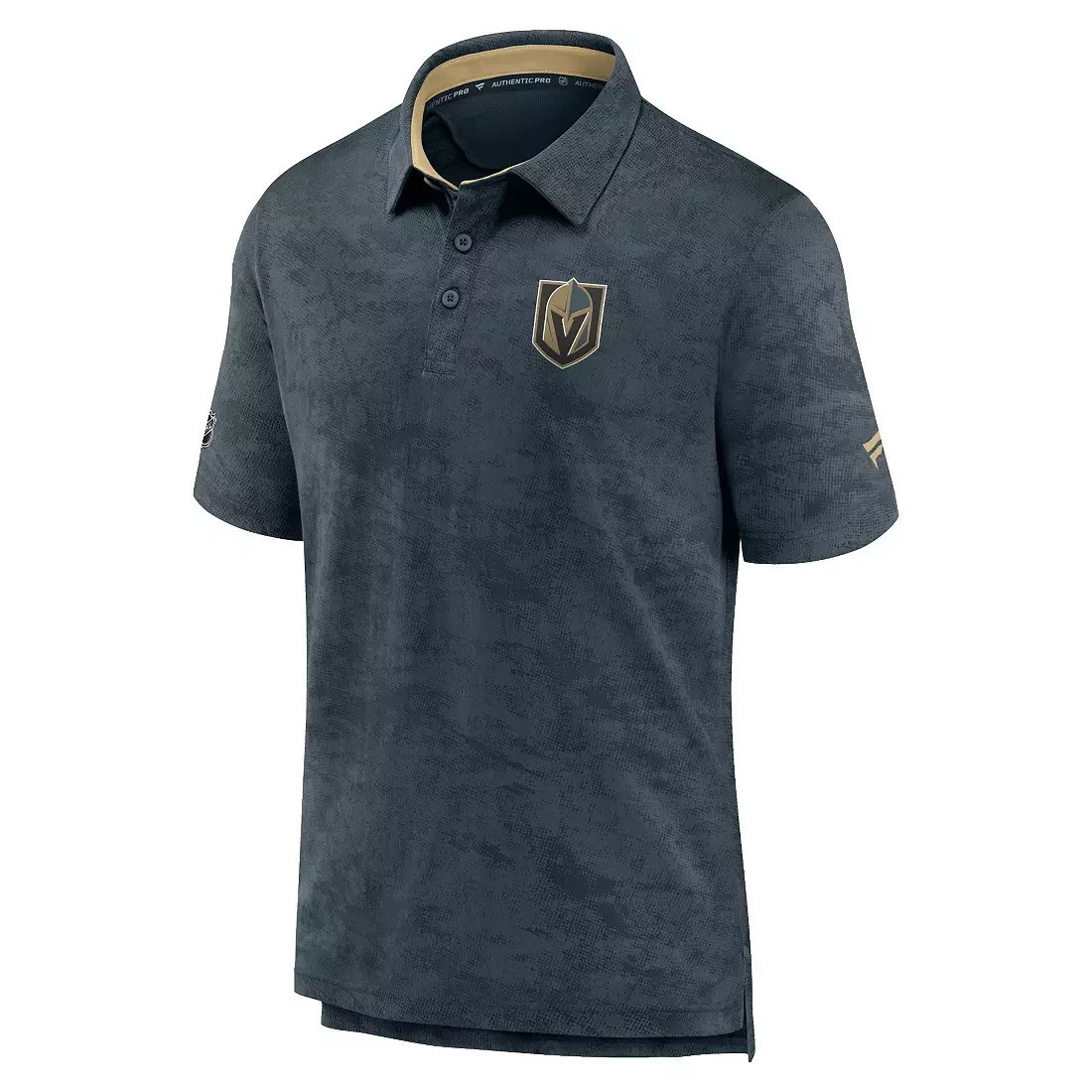 Fanatics NHL Men's Vegas Golden Knights Rink Authentic Pro Polo Grey Small Item image 2