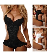 Sleepwear Lace Lingerie Nightwear Underwear Dress Babydoll Bodysuit Pajamas - $32.99
