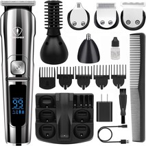 The Ceenwes Beard Trimmer For Men, Hair Clippers Professional Mens Grooming Kit - £31.95 GBP