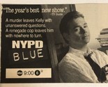 NYPD Blue Tv Guide Print Ad David Caruso TPA18 - $5.93